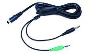 Plantronics adapter cable w/2sterojacks 63731-01