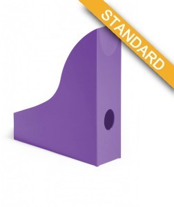 Durable Pojemnik na czasopisma Basic fioletowy transparentny DU164-012