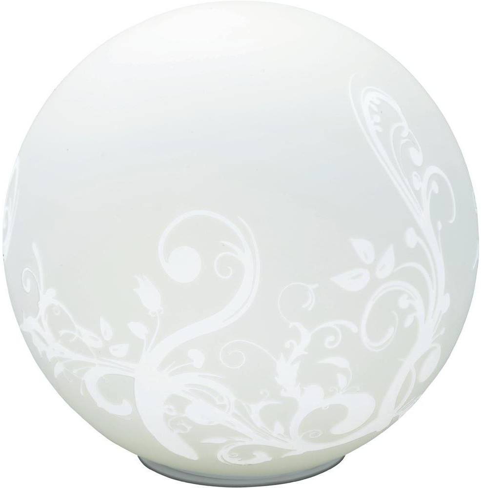 Brilliant Lampa stołowa 10548/05 E27 1 x 60 W 230 V OxW) 25 cmx25 cm biały