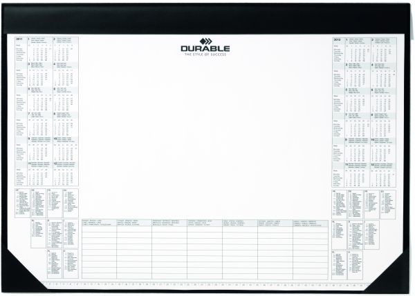 Durable Podkładka z kalendzarzem i notatnikiem- - K1242 NB-6249