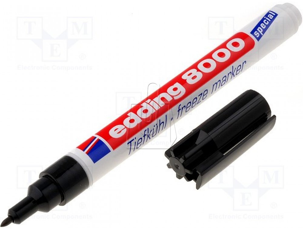Edding Marker 8000 odporny na niskie temperatury czarny