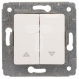 LEGRAND CARIVA Przycisk żaluzjowy dwubiegunowy biały 773614 LEGRAND 1131-131AB-FA130