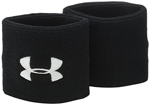 Under Armour Performance frotki na nadgarstek, męskie, czarny, jeden rozmiar 1276991