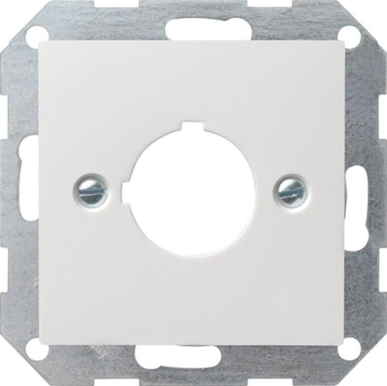 Gira Osłona+płytka mont. urządzenie z 22,5mm System 55 biały 027203