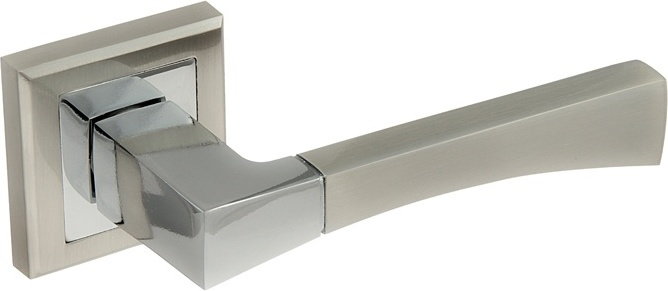 Alubrass Klamka POLO / GAMA NA ROZECIE KWADRATOWEJ NIKIEL/CHROM PNICRQ