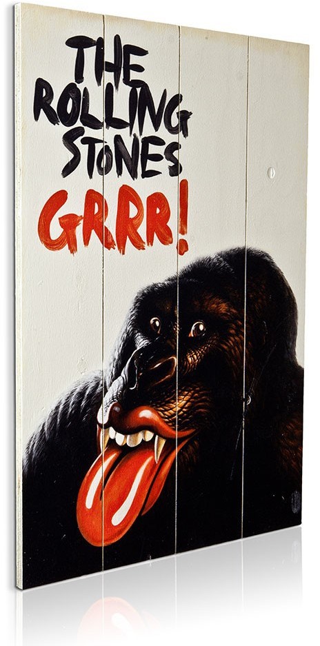 Pyramid Posters Rolling Stones (Grr!) - obraz na drewnie SW10469P