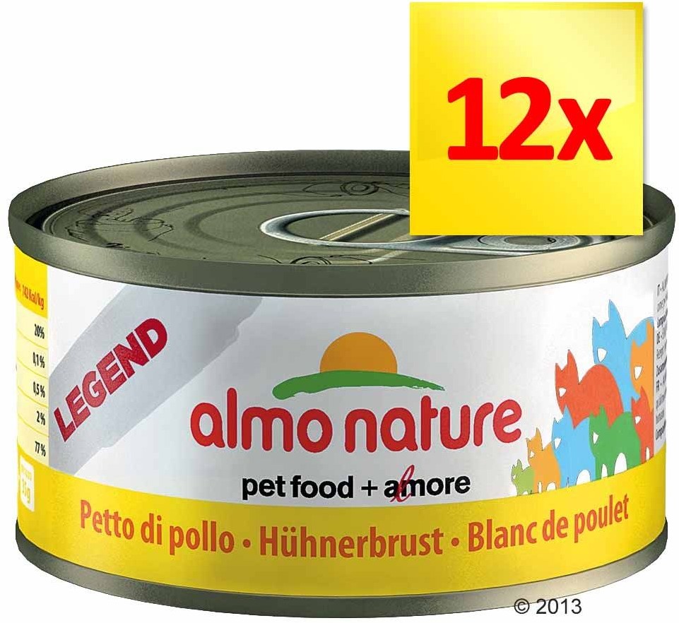 Almo Nature Classic Almo Nature Legend, 12 X 70 G - Łosoś I Kurczak