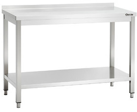 Bartscher Stół roboczy 700, szer. 1200, z rantem