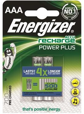 Energizer Akumulator Power Plus AAA HR03 1,2V 700mAh 2szt