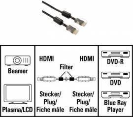Hama 11961, HDMI, 1.5m 1.3 wtyczka HDMI, - wtyk HDMI, 1,5 m filtry ferrytowe, po