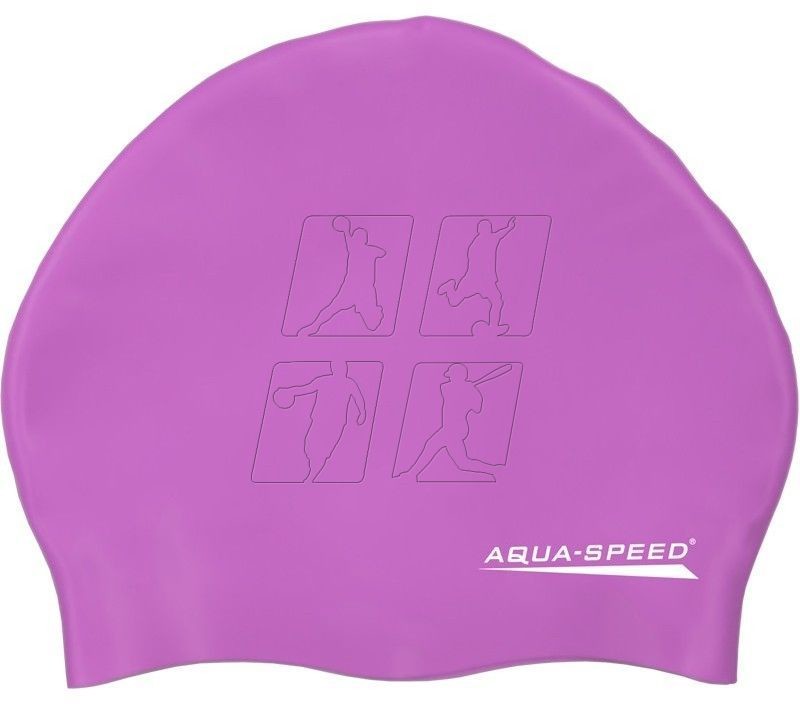 Aqua Speed Czepek pływacki silikonowy Smart fioletowy