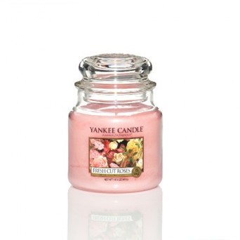 Yankee Candle Fresh Cut Roses (średnia świeca) YSSFCR