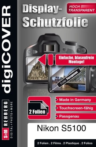 digiCOVER DigiCover folia ochronna na wyświetlacz do Nikon Coolpix S5100 B2634