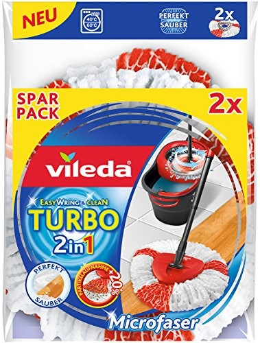 Vileda Turbo 2in1 nakładka do mopa, , dwupak, , 152545