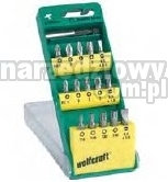 WOLFCRAFT Zestaw końcówek Solid (15 bitów + uchwyt) 2400000