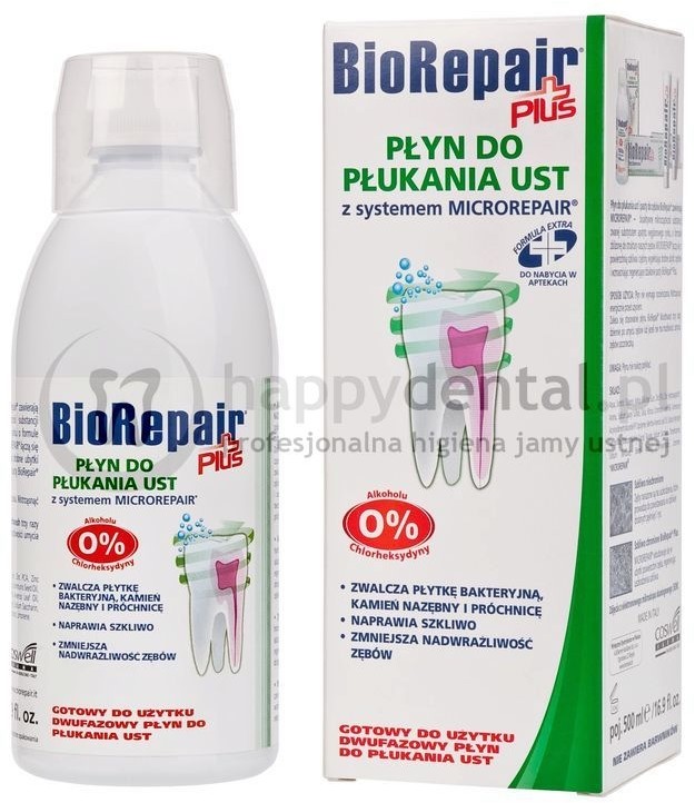 COSWELL BIOREPAIR Płukanka 500ml - bioaktywny płyn do płukania naprawiający powi