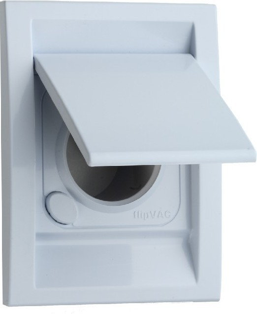 Beam Gniazdo ścienne plast. FlipVac błękit polarny TA230