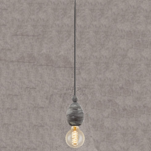 Eglo LAMPA wisząca AVOLTRI 49378 drewniana OPRAWA zwis Czarny