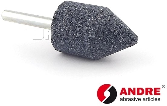 ANDRE Ściernica trzpieniowa walcowo-stożkowa, typ 5211 - 25MM x 40MM x 6MM (550766)