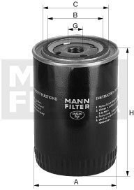 MANN Filtr oleju MW 810