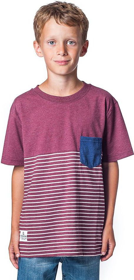 Horsefeathers t-shirt dziecięcy CAMPBELL t-shirt (ruby stripes)