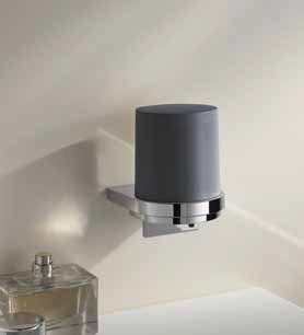 Keuco COLLECTION MOLL Dozownik mydła antracyt z uchwytem chrom 12752010101