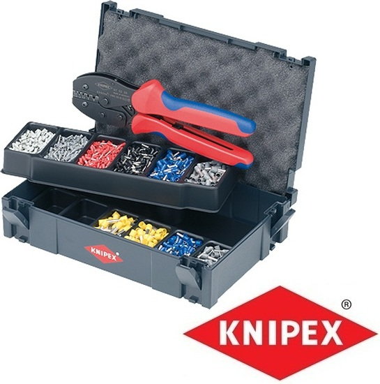 Knipex Artykuły do zagniatania do tulejek kablowych ze szczypcami do zagniatania (97 90 23)