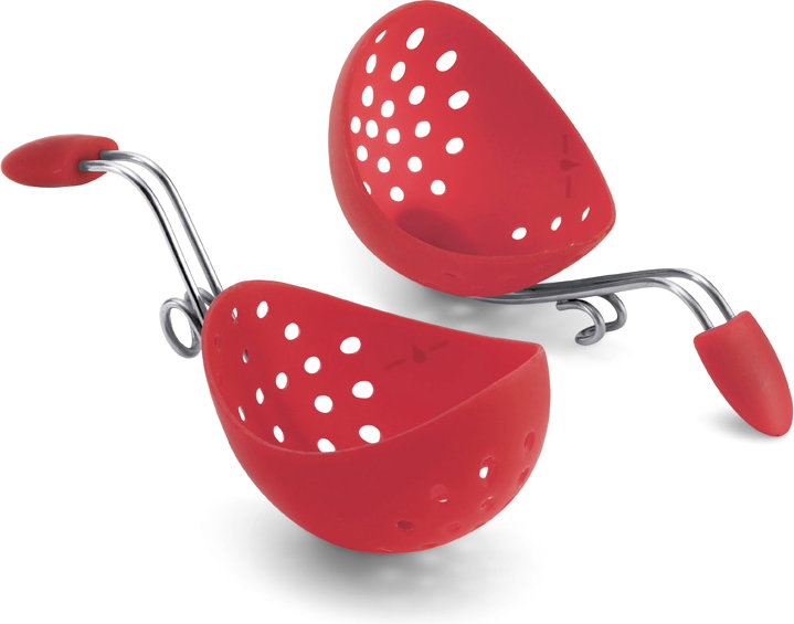 Cuisipro Silikonowe foremki do jajek w Koszulkach 2 szt. Egg Poacher CU-747182