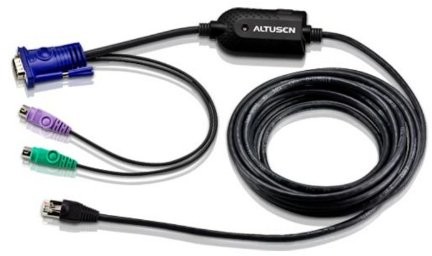 Aten KA7520 CPU-adapter zapewnia KVM Switch Czarny 4710423776777