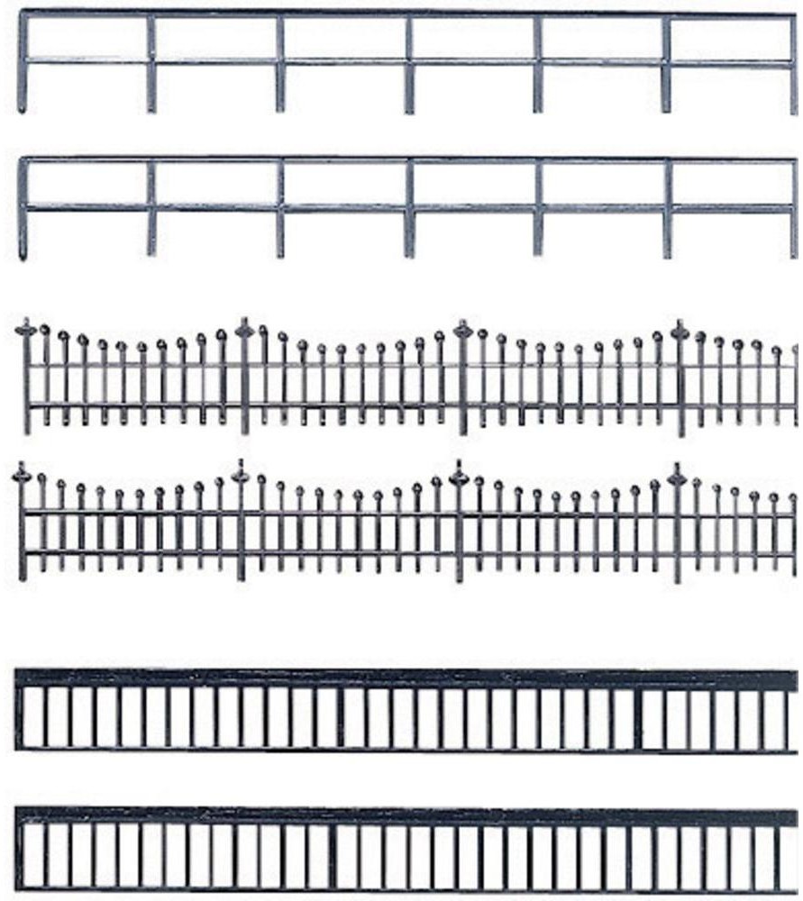 Auhagen Ogrodzenie żelazne i balustrady 42 558 2240 mm skala H0/TT