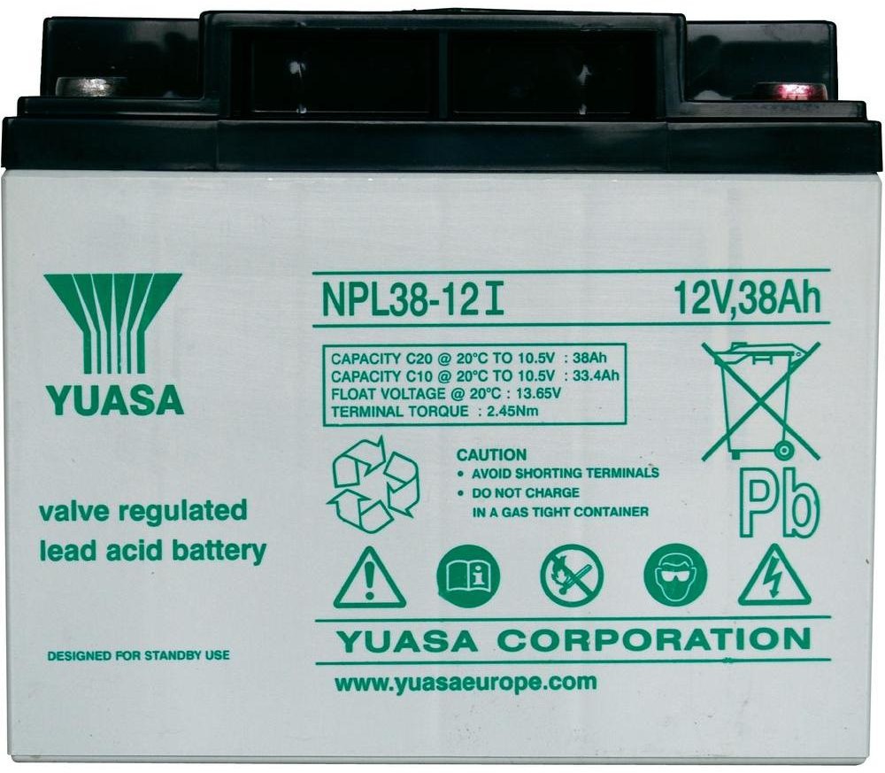 Yuasa Akumulator żelowy AGM Yuasa NPL38-12 12 V 38 Ah