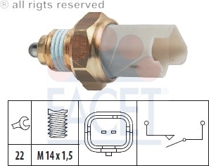 FACET Przełącznik, swiatło cofania 7.6218