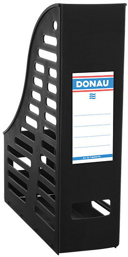 Donau Pojemnik ażurowy na dokumenty , PP, A4, składany, czarny 7464001PL-01