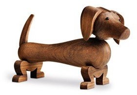 Kay Bojesen Dekoracja drewniana jamnik 39201