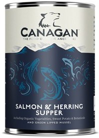 Canagan Salmon & Herring Supper 400G  Puszka Dla Psa (Łosoś I Śledź)