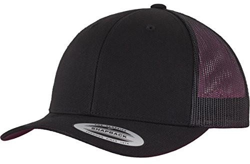 Flexfit Mütze Retro Trucker, Black, One Size, 6606 (6606_black_One Size)