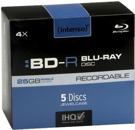 Intenso Blu-ray BD-R 25 GB 4x - 5-pak płyt Blu-ray 5001215