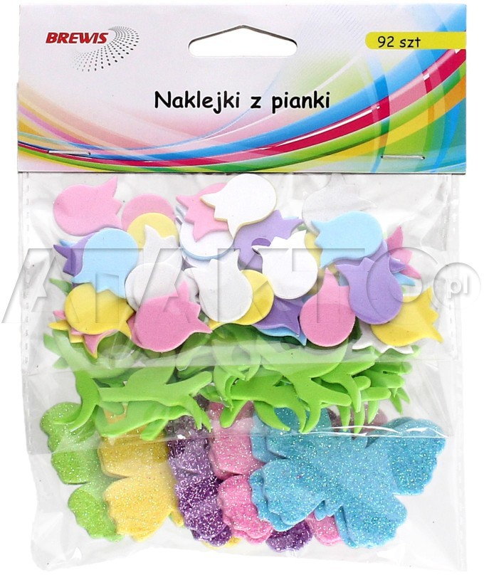 Brewis Nalepka pianka Kwiaty/8 PVC29 VB8385