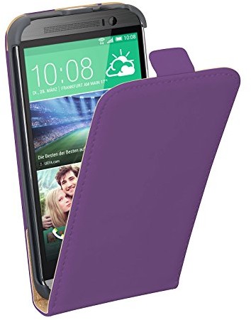 HTC Smartfon akcesoria do One M8 mini, Color Flipcase, liliowy