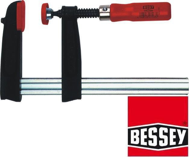 Bessey ścisk śrubowy z żeliwa ciągliwego, rękojeść drewniana TPN30B8BE