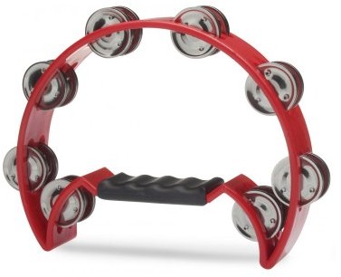Astar Obejma Star tam02rd A pierścionek tambourin w kształcie półksiężyca czerwona TAM02RD