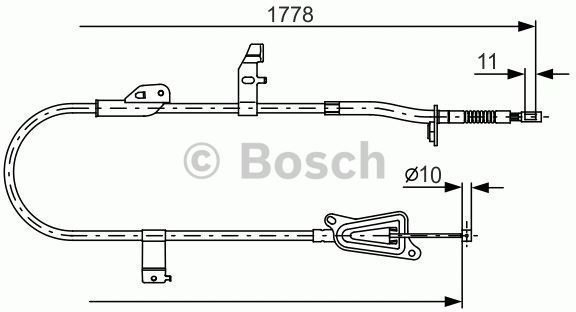 Bosch Cięgno, hamulec postojowy 1 987 482 304