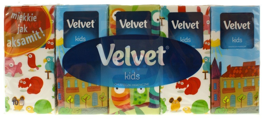 Velvet Kids chusteczki higieniczne 90szt.