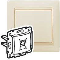 Legrand 774339 VALENA Gniazdo telefoniczne RJ45 (4 styki) KREM
