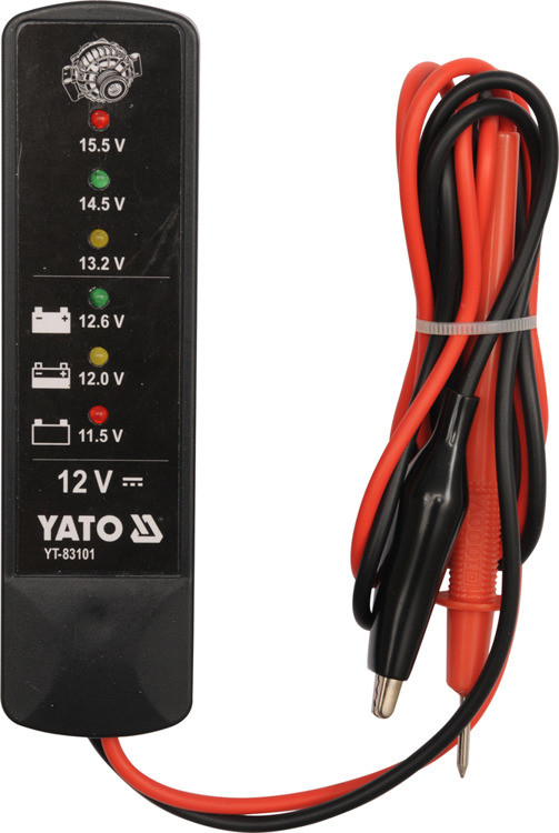 YATO Samochodowy miernik napięcia 12v YT-83101