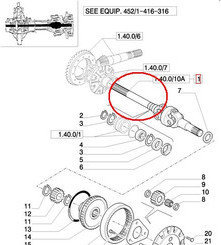 CNH ŁĄCZNIK KRZYŻAKÓW PÓŁOSI 5191550 - 9967774 - 87361042