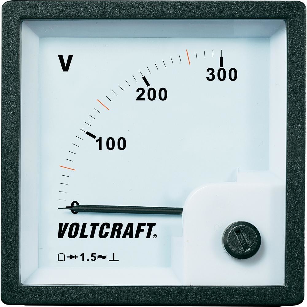 VOLTCRAFT Analogowy wskaźnik panelowy AM-72x72/300V