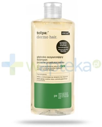 Tołpa TORF CORPORATION dermo men hair głęboko oczyszczający szampon przeciw przetłuszczaniu 250 ml 7069094