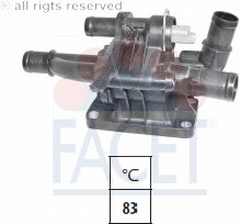 FACET Termostat, żrodek chłodzący 7.8734