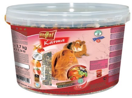 Vitapol Owocowy Pokarm Dla Świnki Morskiej Wiaderko 2Kg
